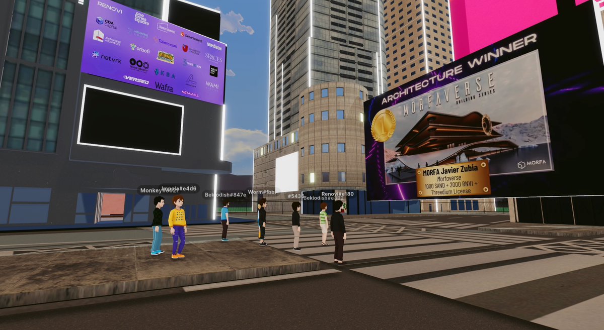 RenoviHub's tweet photo. 💥 More flashbacks from an incredible evening in @decentraland 💥at the Next Top Metaverse Build Awards 🏆 Congrats once again to our winners 🏅👏
#metaverse #nft #nftart #NTMB https://t.co/rvwCNvaomk
