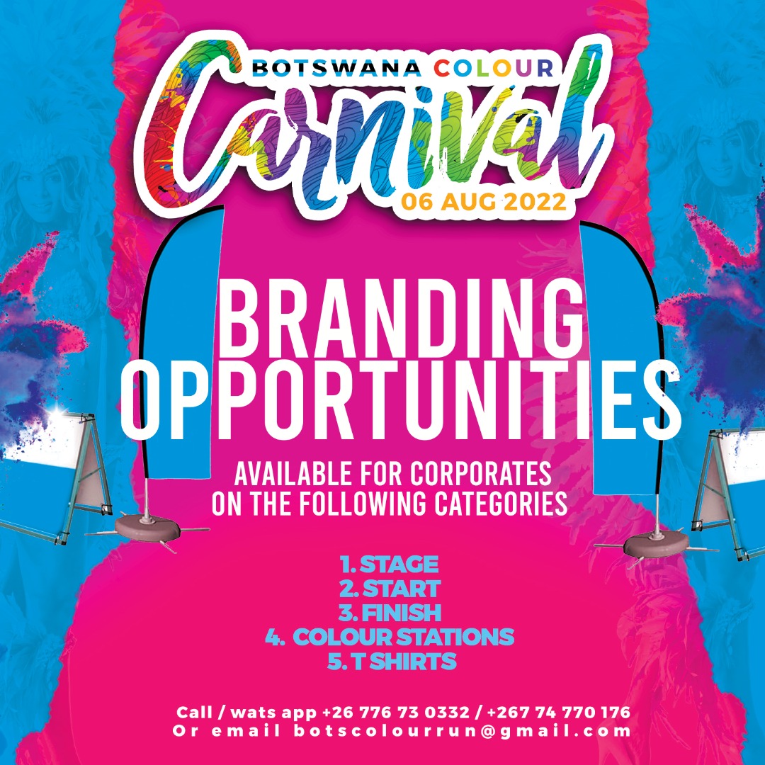 Branding opportunities available for corporates . Contact our sales team .<a href="/FirstCapital_Bw/">First Capital Bank Botswana</a> <a href="/MascomWireless/">Mascom</a> <a href="/orangebw/">Orange Botswana</a> <a href="/MTNBusinessBW/">MTN Business Botswana</a>