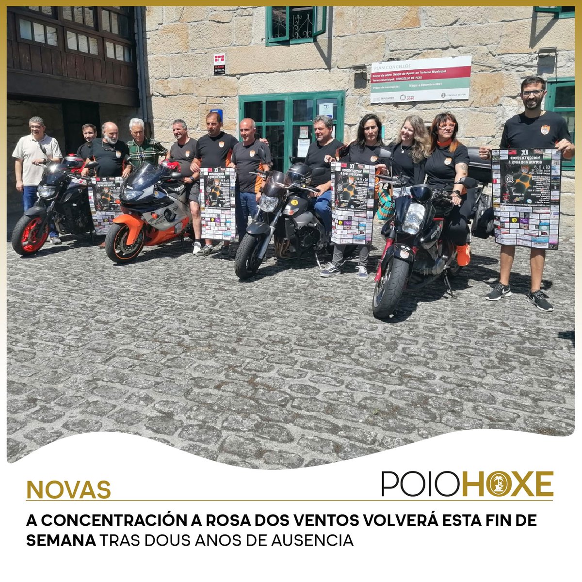 ConcellodePoio's tweet photo. Motoclub A Rosa dos Ventos deu a coñecer este luns os detalles da programación, que contará cun gran número de actividades na contorna da Seca, ademais tras tradicionais rutas moteras pola contorna.
👉 https://t.co/ifY9BwbCK9
#moteros #motero #moterosespana #concentracion #ASeca https://t.co/vk8Adfqsps