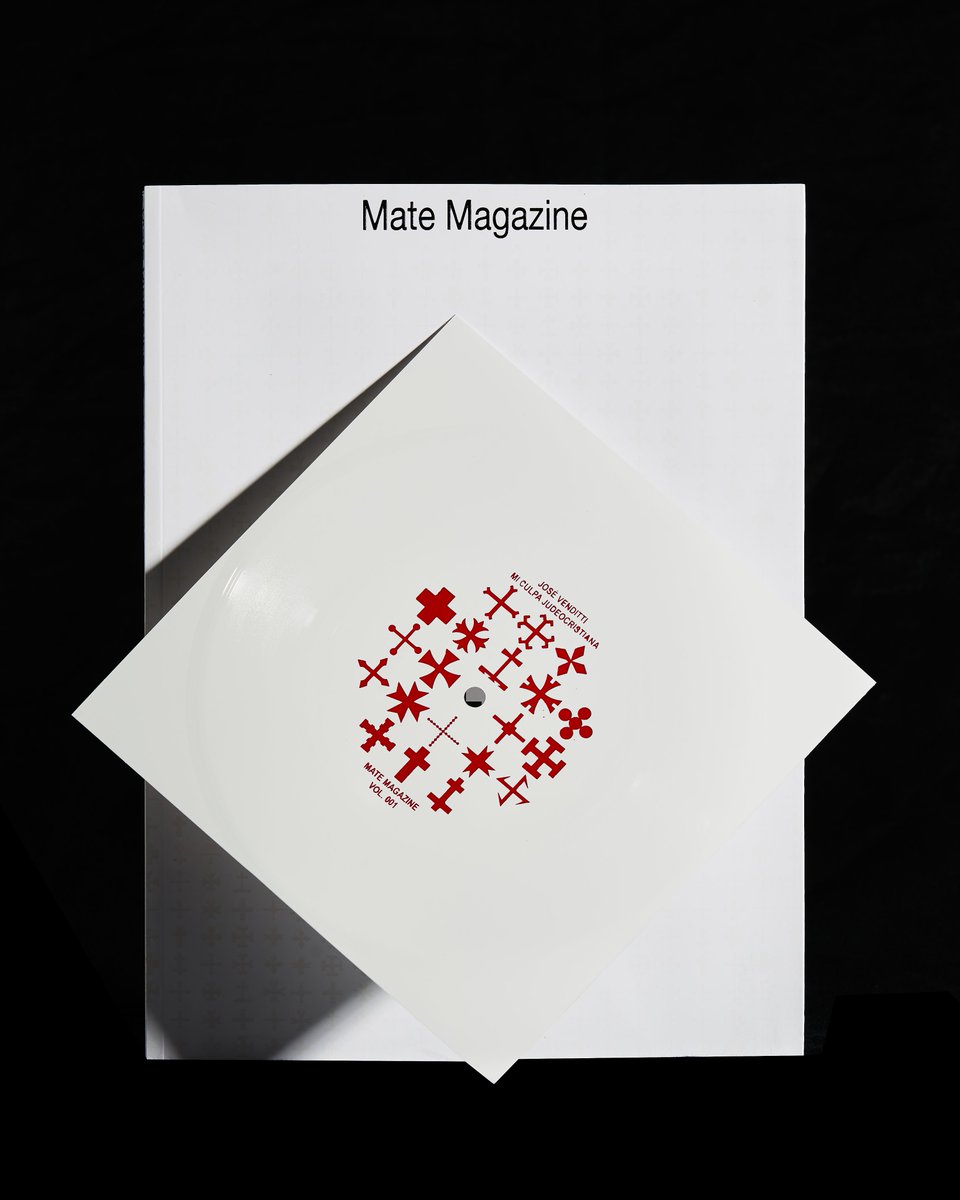 Nuestra revista viene con un flexidisc de <a href="/venditti_jose/">José Venditti</a> Puedes comprarla en: mate-magazine.es/buy/ #JoseVenditti #MiCulpaJudeocristiana  #ArtistaSonoro #issue1 #arte #música #diseño #flexidisc