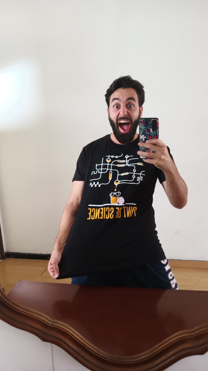 BiodiverSiTal's tweet photo. QUE ME HA LLEGADO LA CAMISA DEL CONCURSO DE #Sciku #Pint22ES @pintofscienceES 

Muchas gracias 💚💚💚 https://t.co/gLb6QK7QWK
