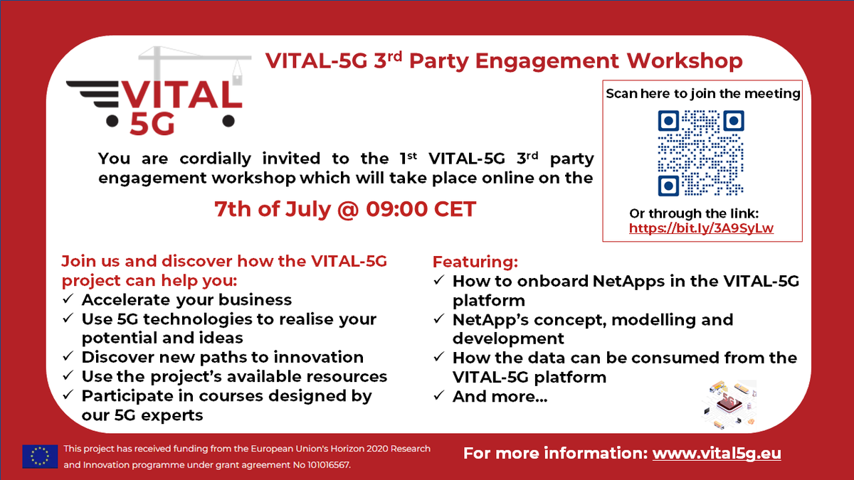 VITAL-5G Project tweet media