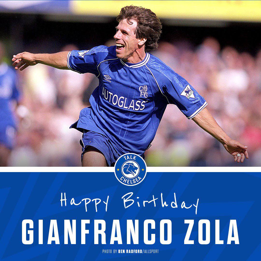 Happy Birthday to Chelsea legend, Gianfranco Zola! 