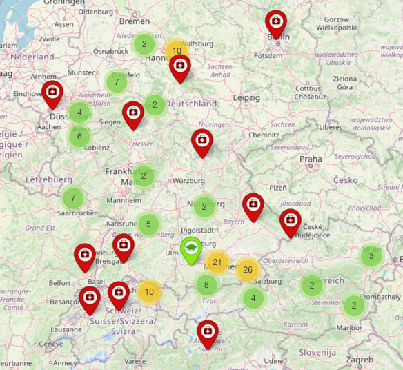 goldenesbrett's tweet image. Wo wird mit #Grander-Wasser Geschäft gemacht?
Leider nach wie vor in vielen Hotels, Bädern, uvm. Die Grafik hier zeigt NUR die Bildungs- und Gesundheitseinrichtungen 🏥

Praktischerweise hat Grander eine Liste der zu meidenden Institutionen: granderwasser.info/de/guide