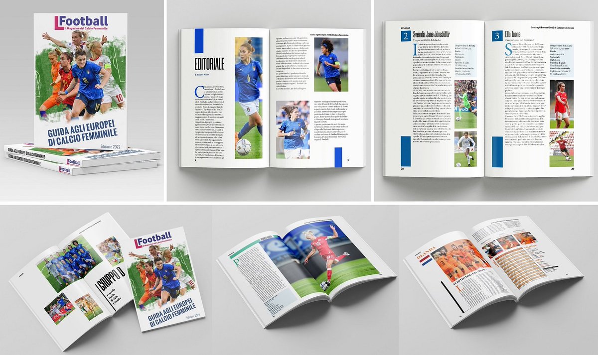 🆕 Guida agli Europei di calcio femminile 2022.
📘 Un libro da collezione. Acquistalo subito 
lfootball.it/2022/07/guida-… #calciofemminile <a href="/LFootball_/">LFootball Magazine</a> #womenseuro2022