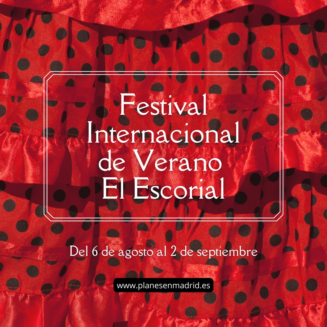 quevermadrid's tweet photo. Disfruta del Festival Internacional de Verano en El Escorial. Más info en el link: https://t.co/XP7fz1yJEd

#planes #madrid #planesenmadrid #madridplanes #ociomadrid #quevermadrid #elescorial https://t.co/ffCnLXOUiL