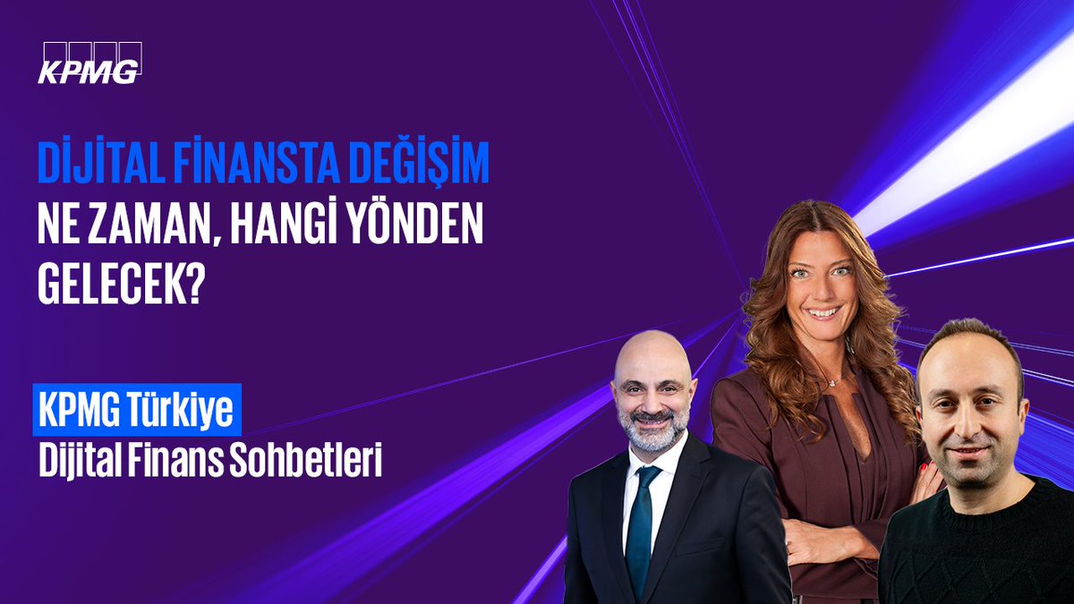 KPMG_Turkiye's tweet photo. #Finans dünyasını tüm yenilikleriyle konuşmaya başladığımız yeni video serimiz #DijitalFinansSohbetleri şimdi ilk bölümü ile KPMG Türkiye #DigitalStudio’da! https://t.co/Yug2zyQ8Rh
