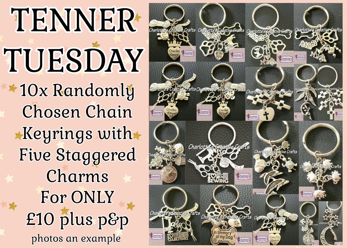 1CreativeCrafts's tweet photo. TENNER TUESDAY 
This makes each item only £1 each! BARGAIN!#CharlottesCreativeCrafts #tennertuesday #handmade #supportsmallbusinesses #tennertuesdaydeals #stockingfillers #stockingfillerideas #stockingfillersuk #stockingfillergifts https://t.co/ojjXA0USx3