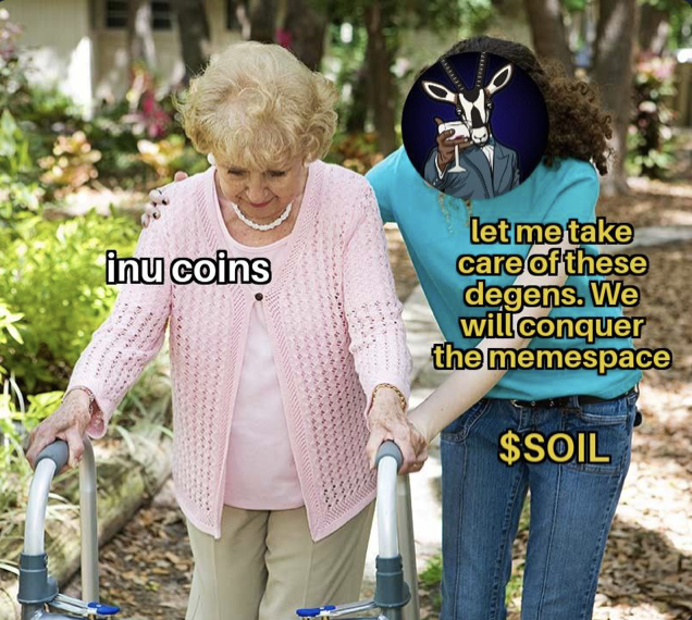 SaudiOil1's tweet photo. Who is taking care of Degens? $SOIL is for teh people shoutout to @Crypto_Oryx 🐐  
join us https://t.co/xdEt1wbAXd inject #SOIL https://t.co/QC7ECJDQ9G
