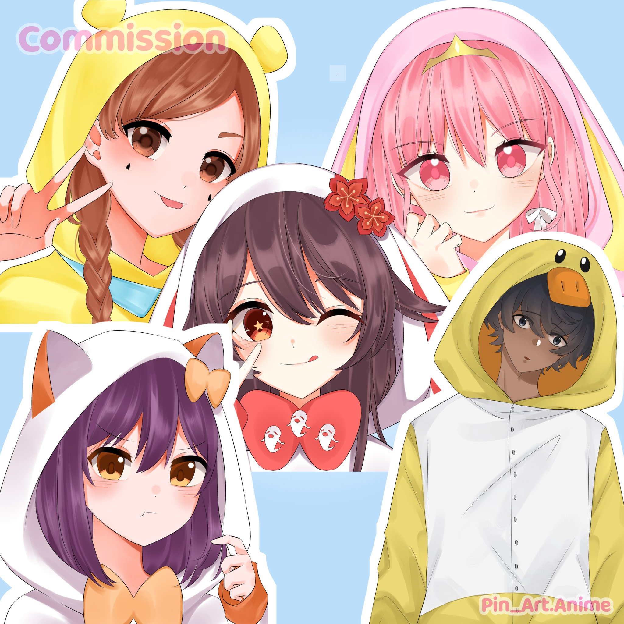 Kawaii Anime art Commission open🌸 on Twitter: 