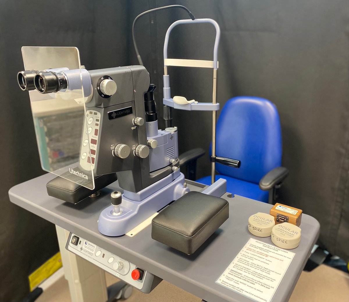 pavi_agrawal's tweet photo. I'm looking forward to using the new Lightmed YAG/SLT LASER machine at the @NottinghamSpire. Thanks to Tom Ryder, Matt Dorrington and the rest of the Spire team for making this happen. I'm sure it will benefit many of our patients! #lasereyes #Spire #teameffort #Litechnica #SLT https://t.co/Hgh92dWkIp