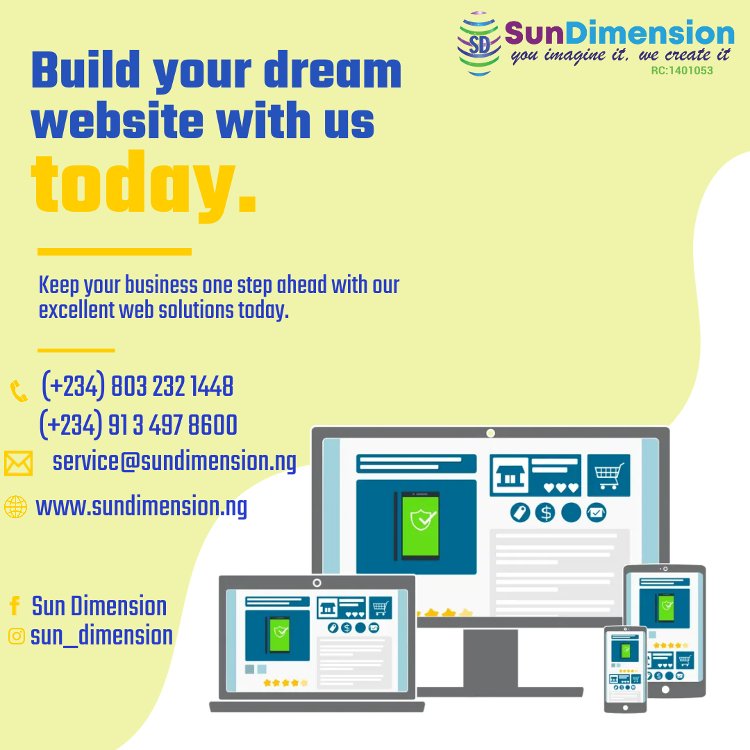 People dress to impress, At SunDimension, we “web design” for business success.
You don’t just get web design with us. We truly care about the growth of your business and are committed to giving you the online solutions you need.