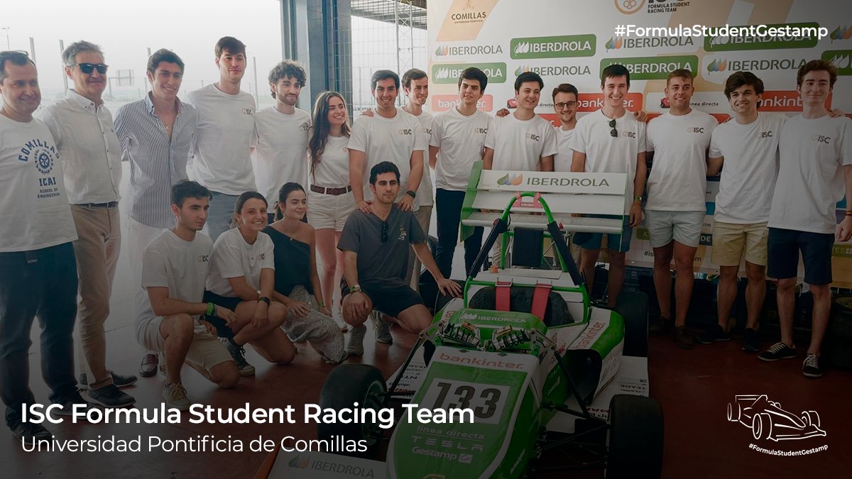 gestamp_es's tweet image. 🏎 #ISCFSRacingTeam, de @UCOMILLAS, ya es parte de la comunidad de #FormulaStudentGestamp. ¡Bienvenidos, y mucha suerte!