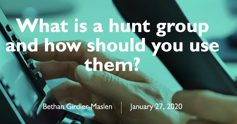 Gradwell's tweet photo. 🔀 Having a modern, VoIP-based phone system for your business is a great way to strengthen your communications with your colleagues and clients.

A hunt group is a feature in a phone system that distributes calls from a single phone number to a group of numbers in a company.