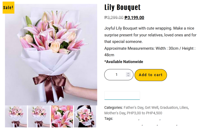 Lily Bouquet - FLOWERSHOPPH.COM Make a nice surprise present for your relatives, loved ones and for that special someone. flowershopph.com/shop/lily-bouq… #flowershopph1