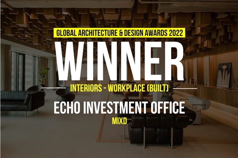 Wnętrze naszej warszawskiej siedziby kolejny raz docenione! 😍

Przestrzeń #Echo zaprojektowana przez #MIXD została zwycięzcą w kategorii Wnętrza w konkursie Global Architecture &amp; Design Awards 2022 Rethinking The Future 💥💥💥