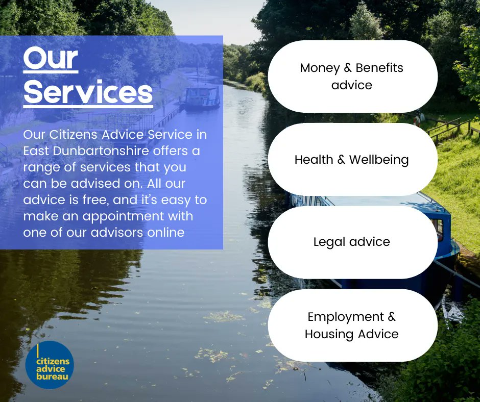 EDunCAB's tweet photo. If you are wondering “What do Citizens Advice help with?”, then you have come to the right page.

☎ Call on 0141 775 3220 or visit our website at 👉 https://t.co/nCf4s9wYNf to book an appointment today to speak with a local advisor.

Visit our website https://t.co/bF3gK2za5r https://t.co/NaoZS4cHqD
