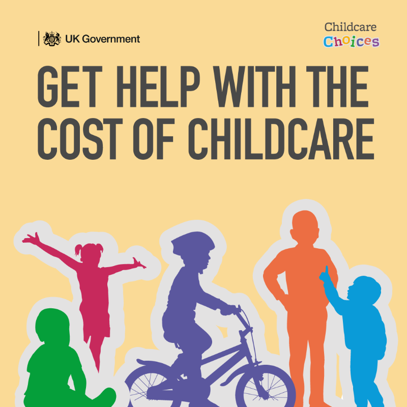 GOVUK's tweet photo. Are you a working parent? You could get help with up to 85% of your childcare costs with Universal Credit. Eligibility criteria apply.