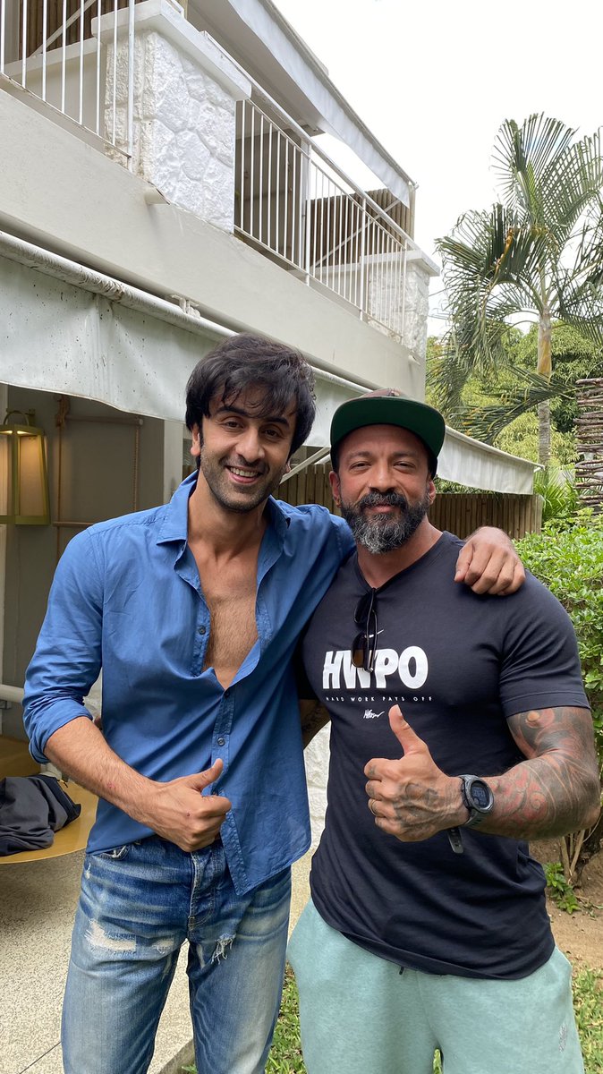 We have come a long way and this is only the start. Your dedication and passion towards what you do makes me enjoy every training session even more. Looking forward to our next mile stone. 
#ranbirkapoor #ranbirkapoorfan #celebrityfitness #lifegoals #ranbir #shamshera #bhramastra