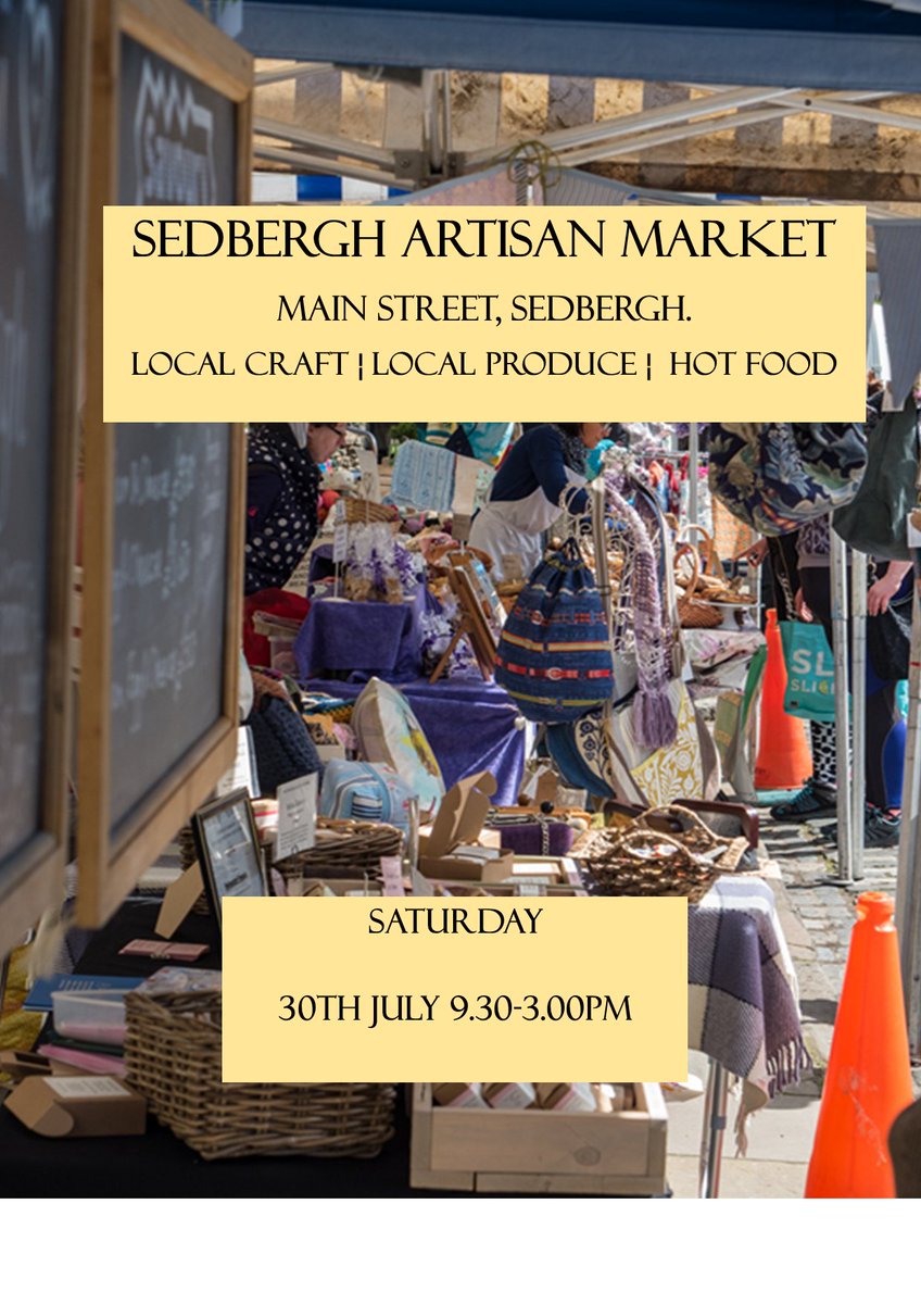 We already have over 20 stalls booked for July including some brand new Artisans 

<a href="/PedddleUK/">Pedddle</a> <a href="/LakesCumbria/">Visit Lake District, Cumbria</a>