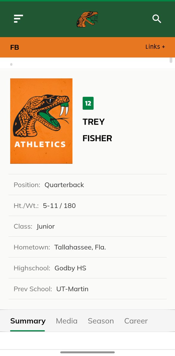RattlerPit's tweet photo. I Did Not Know Jimbo Fisher Son Was On FAMU Roster When Did He Transfer He Balled Out At Godby 
🤔🤔🤔🤔 https://t.co/I6qtpPr6VL