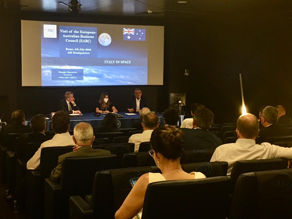 Visit of a delegation of the European Australian Business Council (EABC)  at <a href="/ASI_Spazio/">Agenzia Spaziale ITA</a> to explore more opportunities of cooperation in #space between Italy 🇮🇹 and Australia 🇦🇺<a href="/EurAusBiz/">European Australian Business Council (EABC)</a>