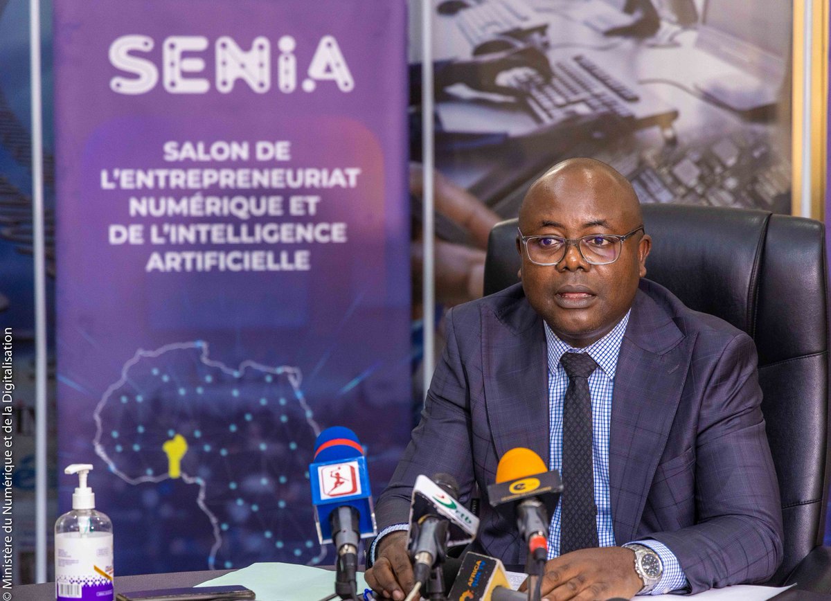 innovationbenin's tweet photo. Salon de l’Entrepreneuriat Numérique et de l’Intelligence Artificielle : le MND donne des précisions sur l’organisation de l’événement

Lire le compte rendu => https://t.co/NPTbRWiMbN

#SENIAbj
#BeninNumerique https://t.co/nv4F3JREng