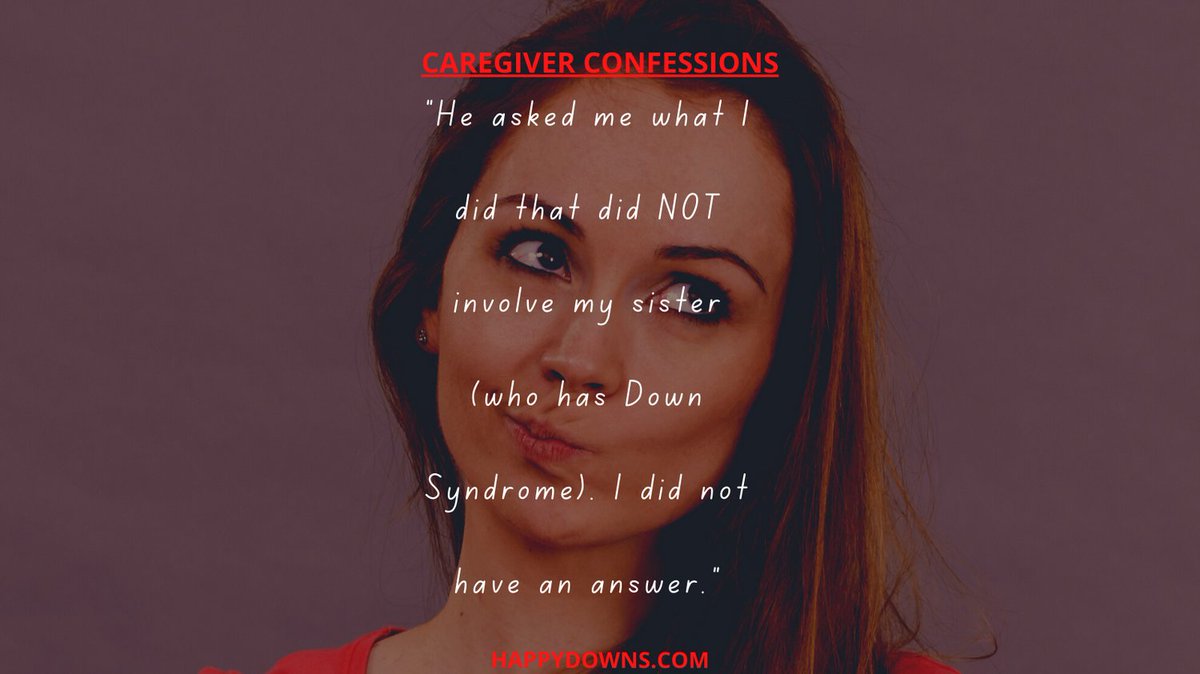 happy_downs's tweet image. What do you do JUST for you? READ MORE: bit.ly/3uloGYU.
 #CaregiverConfessions #Confession #Confessions #CaregiverSupport #FamilyCaregivers #DownSyndrome #Trisomy21 #identity #MentalHealth #CaregiverCommunity #disability #IntellectualDisabilities