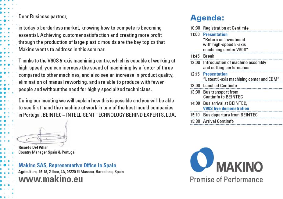 MAKINO_Europe's tweet photo. Join us for the V90S seminar on July 14th, 2022 at Centimfe, Marina Grande, Portugal.
#MakinoEurope #Centimfe #V90S #EDM #BEINTEC https://t.co/4PGOu9MUAi