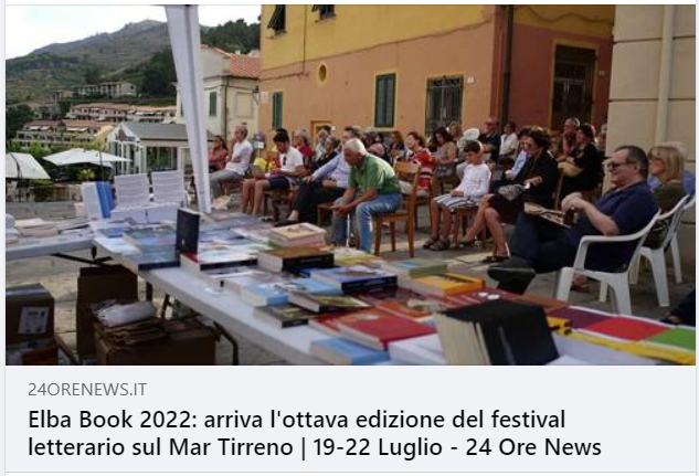 PymRete's tweet photo. @elbabookfest 
Rio Nell'Elba 19-22 luglio
MANCA POCHISSIMO!
Elba Book Festival - parte di #RetePYM https://t.co/6cdmJDkm4V