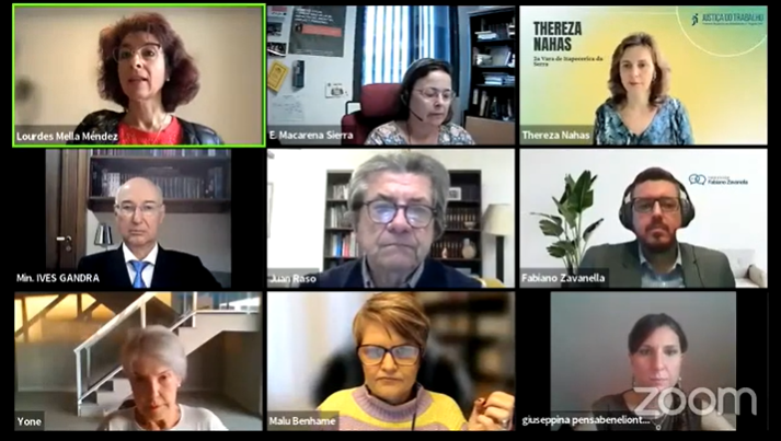 CIELOlaboral's tweet photo. 🚨Disponible en Youtube el vídeo del Seminario Internacional "Nômades Digitais", celebrado en el día de ayer, contando con la colaboración de @LourdesMella @NahasThereza  @EsperanzaMacar7 @DuarteAbrunhosa @carballocesar @FZavanella @pepadiosdado 

👉https://t.co/aTodiuVONS https://t.co/tMLFJmRp2n
