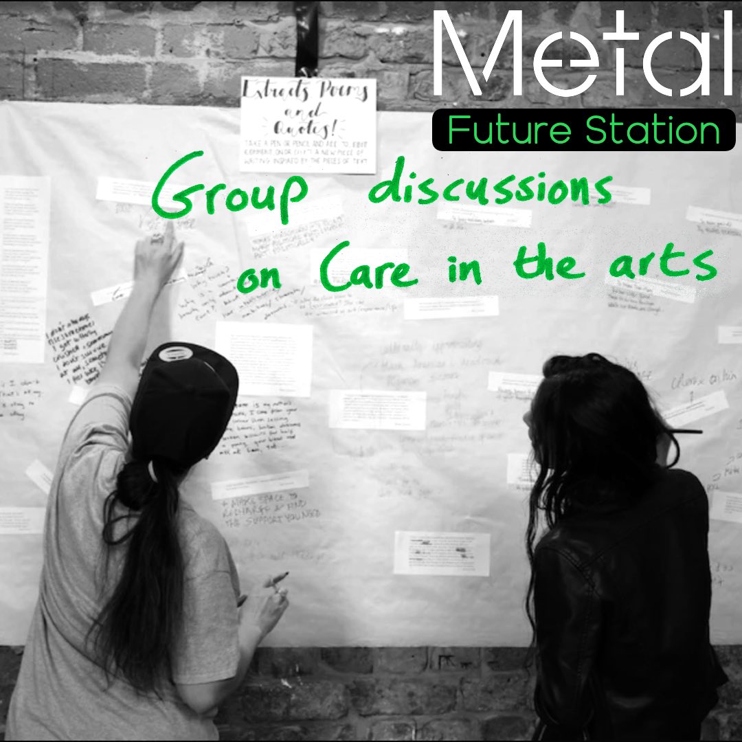 MetalLiverpool's tweet photo. Join us for discussion about care in the arts. #FutureStation What learning can be taken from the past two years? What resources are needed for us to care for ourselves & each other? The free event will be hybrid - join online or in person! https://t.co/4LmemgmsOC https://t.co/3jL7S0ZyGi