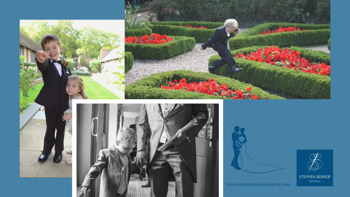 We believe page boys are #littlemen on the big day so dress them to coordinate with the “grown ups”! Our page boy suit hire is available from aged 2 up, from full Top Hat &amp; Tails to a standard suit, they will be dressed to feel &amp; look just like the men!
#pageboys #weddingseason