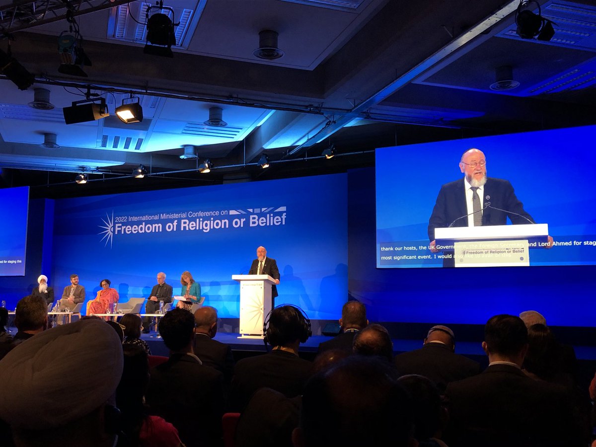 JhuttiJay's tweet photo. UK FoRB Ministerial opening comments by @JustinWelby, Bhai Sahib Mohinder Singh @Nishkam, @andrewcopson, @chiefrabbi and others were thought provoking.  Serious thinking around how to prevent, protect and promote #FoRBForAll. https://t.co/j6hX8pgkaU