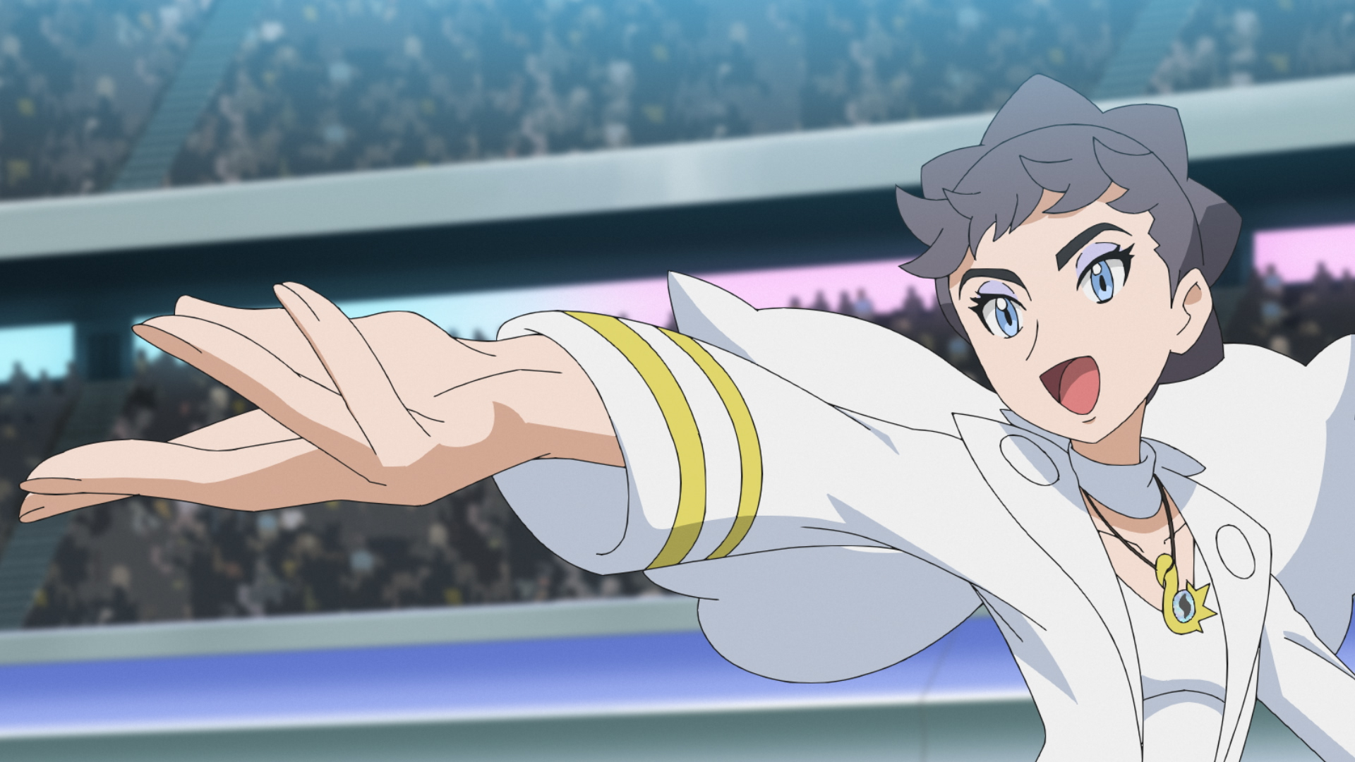 アニメ ポケットモンスター 公式 アニポケ 第116話では カントー ジョウトチャンピオンのワタルが カイリュー たちを繰り出す 一方 カロスチャンピオンのカルネは アマルルガ たちカロス地方のポケモンを中心にバトル アニポケは毎週金曜よる6時
