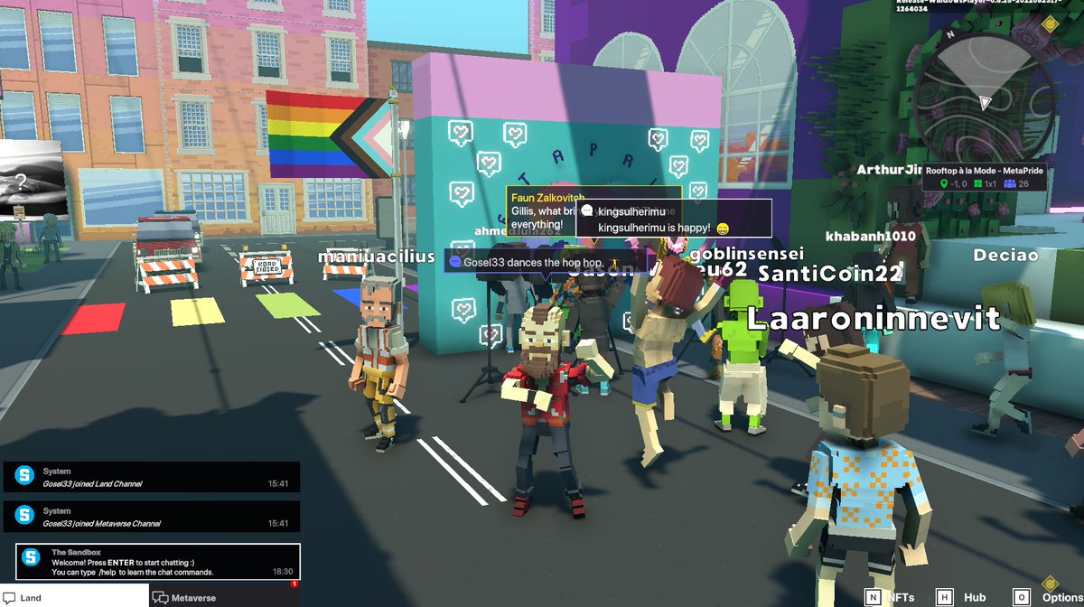 ArkinDemirkan's tweet photo. @TheSandboxGame @METAPRIDELAND I just participated in the #BelongingWeek contest for a chance to win a Progress Flag NFT! Check out my screenshot below!
👇

This game is the best in the world! #sand #lgbt https://t.co/5H3FUPPdUv