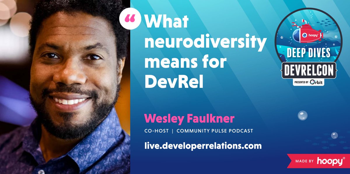 _devrel's tweet photo. Watch @wesley83's talk "What neurodiversity means for #DevRel" in this video from DevRelCon Deep Dives.

https://t.co/vB4KYOcMu8

#ndtalk https://t.co/oYwNkA4y83
