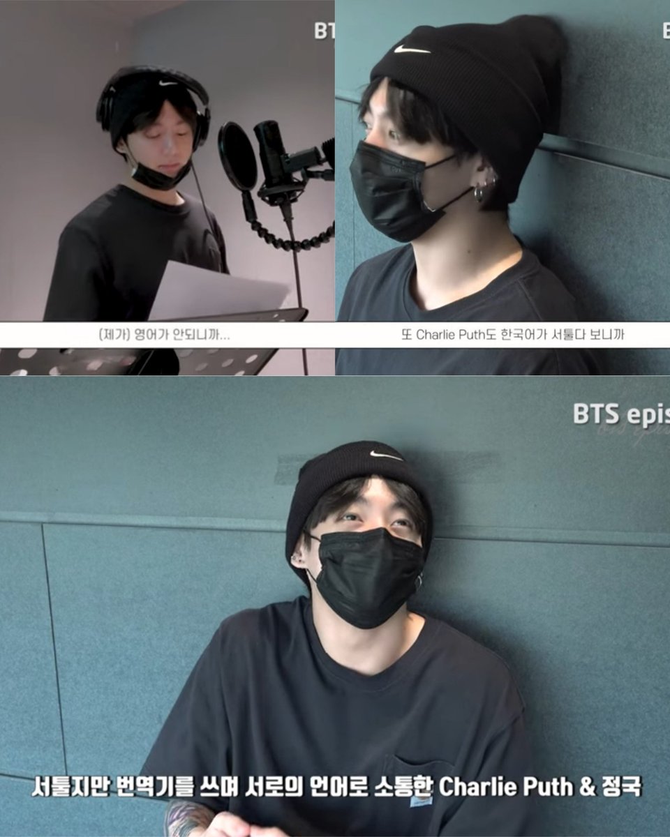 myglosshy's tweet photo. — Jungkook dijo que Charlie &amp; él se comunicaban en el idioma del otro usando traductor a través de mensajes: Yo como no hablo inglés fluido, y Charlie tampoco habla bien coreano... Utilizábamos el traductor, Charlie escribía en coreano y yo en inglés [+] #JUNGKOOK https://t.co/bHd0qNp5BV