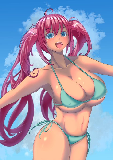 オリジナルとアズレンの大鳳
 #ビキニの日 