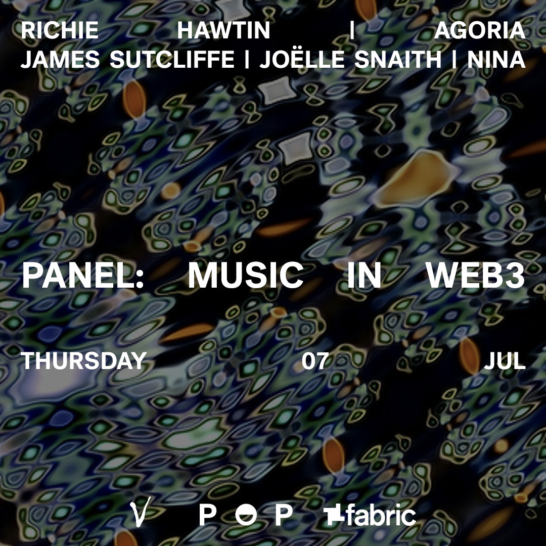 prooofofpeople's tweet image. Panel 9: Music in Web3
 
Speakers:
@richiehawtin
@agoriamusic
@justjsut
@joellesnaith
 
Moderated by @lliissoonnee
 
📍THUR 7TH 
REGISTER HERE: 
proofofpeople.eventbrite.co.uk
#PROOFOFPEOPLE
