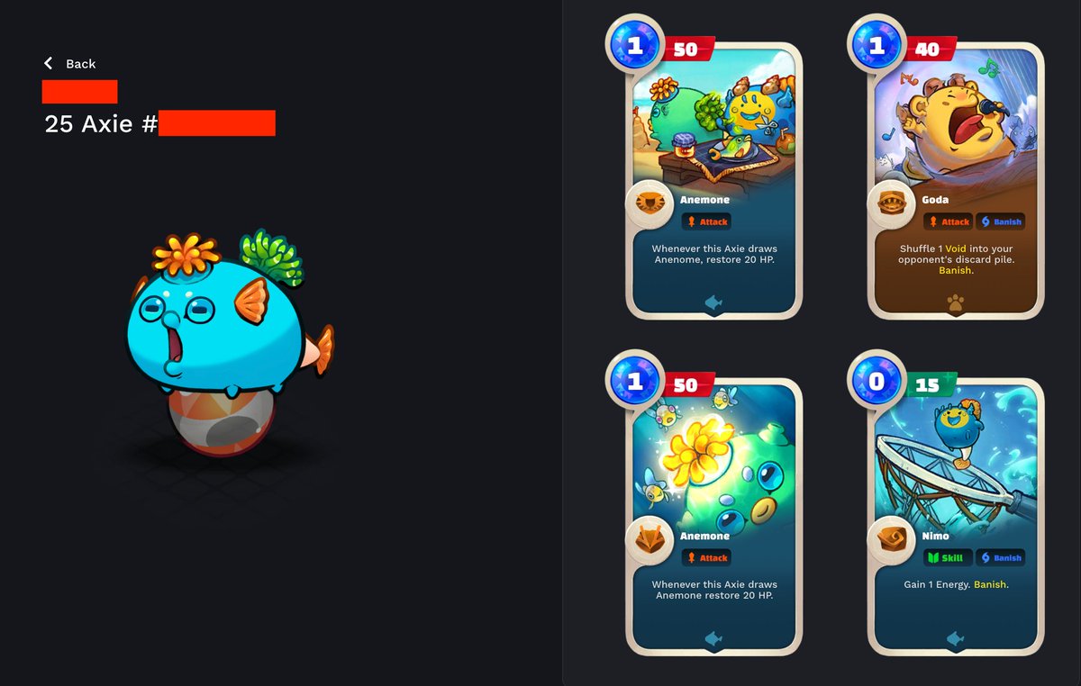 Axie_lovers's tweet photo. 【Scholar Wanted】
Looking for a scholar for Axie Infinity.
If the conditions are OK, please apply using the form.
The party used by the scullers recruited for this project is Goda Anemone, Anemone, Bird.
You can reach 1800 MMR with this party.
Forms URL↓
https://t.co/oPJjmnpwiL https://t.co/U2Y2fJVvxl