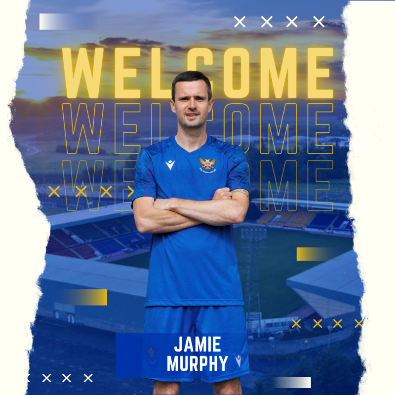 StJohnstone's tweet photo. 🆕 📝 | 𝙈𝙪𝙧𝙥𝙝𝙮 𝙨𝙞𝙜𝙣𝙨 𝙛𝙤𝙧 𝙎𝙖𝙞𝙣𝙩𝙨

The Football Club is delighted to announce the signing of Jamie Murphy. 

The experienced winger has signed on a one year contract with the option of a further year.

Click below to read more about our newest signing!👇