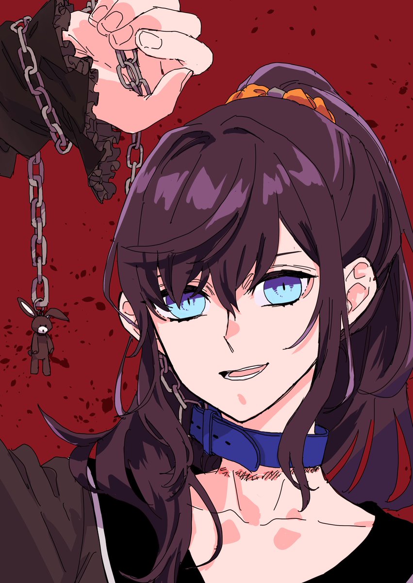 自分の首絞めてるのは自分 ジツ のイラスト