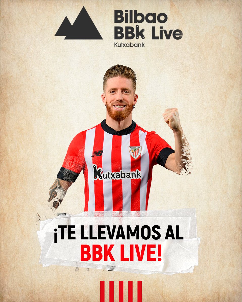 Athletic Club (@athleticclub) on Twitter photo 🤟 ¡Sorteo de 10 entradas dobles para el próximo <a href="/bilbaobbklive/">Bilbao BBK Live</a>!
➕ Síguenos
➕ Menciona a 2 amig@s
➕ Like y RT a este post
Tienes hasta mañana a las 15:00 horas.
🔴⚪ Y si eres del Club Athletic, participa en el sorteo exclusivo: labur.eus/bLuFy
#AthleticClub 🦁 🤟 ¡Sorteo de 10 entradas dobles para el próximo <a href="/bilbaobbklive/">Bilbao BBK Live</a>!
➕ Síguenos
➕ Menciona a 2 amig@s
➕ Like y RT a este post
Tienes hasta mañana a las 15:00 horas.
🔴⚪ Y si eres del Club Athletic, participa en el sorteo exclusivo: labur.eus/bLuFy
#AthleticClub 🦁