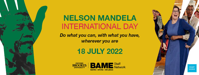 We're celebrating Nelson Mandela International Day! Donate today and join our in-person event, Monday 18 July. More info can be found here: bit.ly/NelsonMandelaD… Book your place now! #JoinUs
#NelsonMandelaInternationalDay
#OxfordBrookesBAMEStaffNetwork
