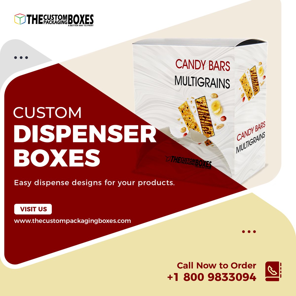packagingboxes's tweet image. Custom dispenser boxes are ideal for dispensing a wide range of products such as cosmetics, medical supplies, or food. 

order now:
thecustompackagingboxes.com/custom-boxes/c…
.
.
.
.
.
.
#dispenserboxes #dispenserbox #dispenserpackaging #boxes #packaging #printing #dispenser