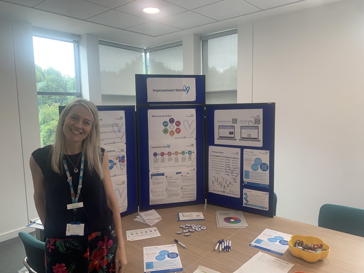 A fantastic last day of engaging across our sites, today at Infinity House. Great conversations and lots of people signing up to training! @tonymayer10 @MidCheshireNHS @CallamJames #improvementmatters