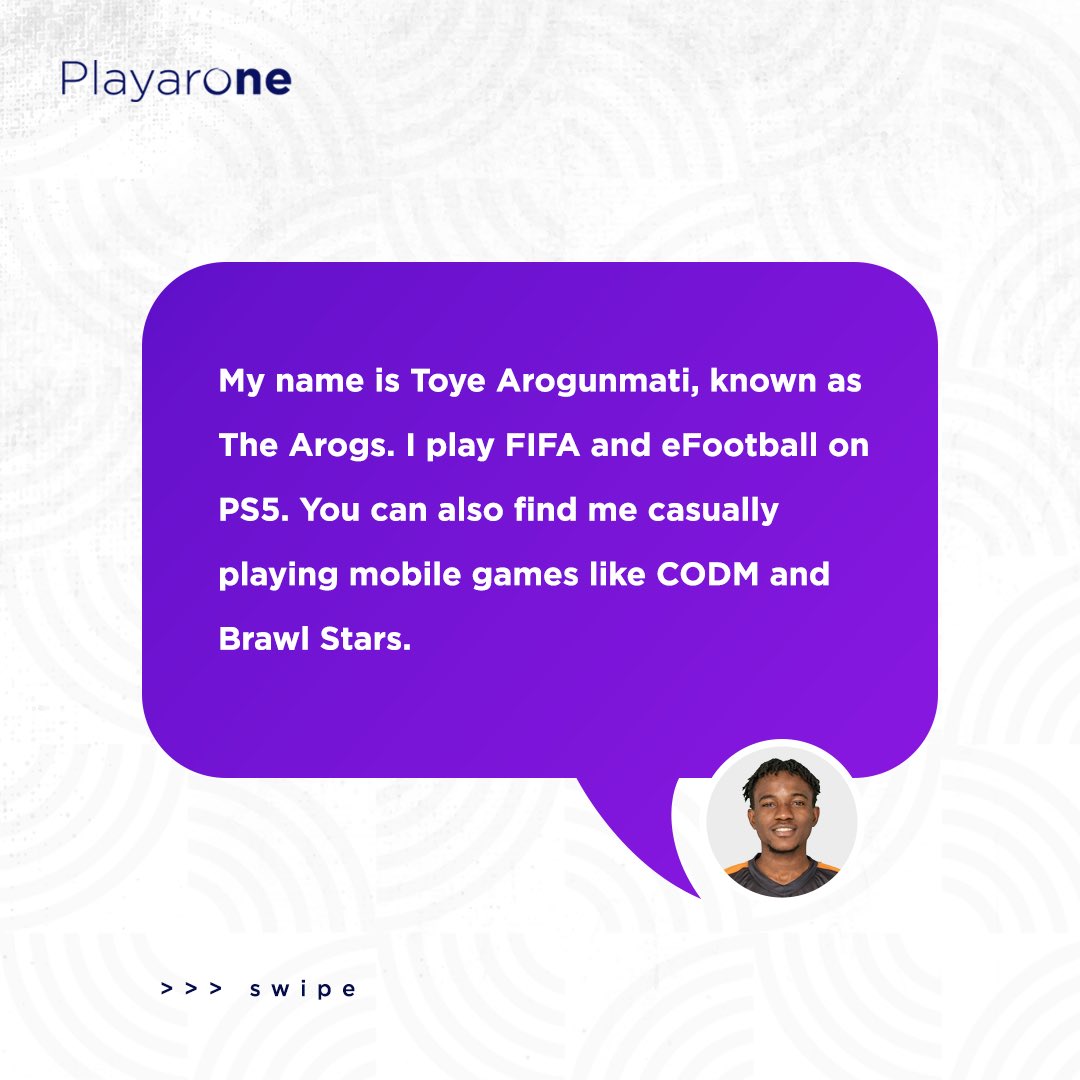 Playarone's tweet photo. He tells us about his journey, highs and lows 🎮 https://t.co/HTcK1tq1i2