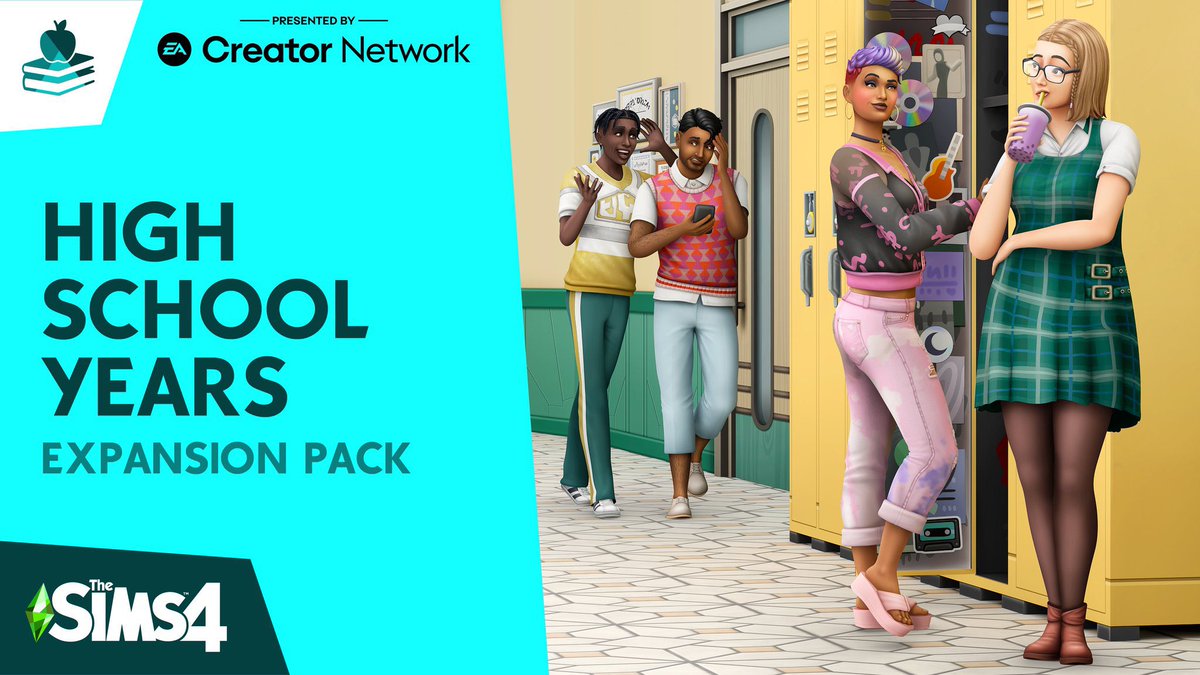Hi everyone. 

Thanks to the #EACreatorNetwork I’m giving away a copy of The Sims 4  High School Years Expansion Pack on PC. 

To Enter: 
✏️ Follow Me 
📚 Retweet This Post 

Closes 28th July. Keep DM’s open. 

#TheSims4HighSchoolYears #TheSims4