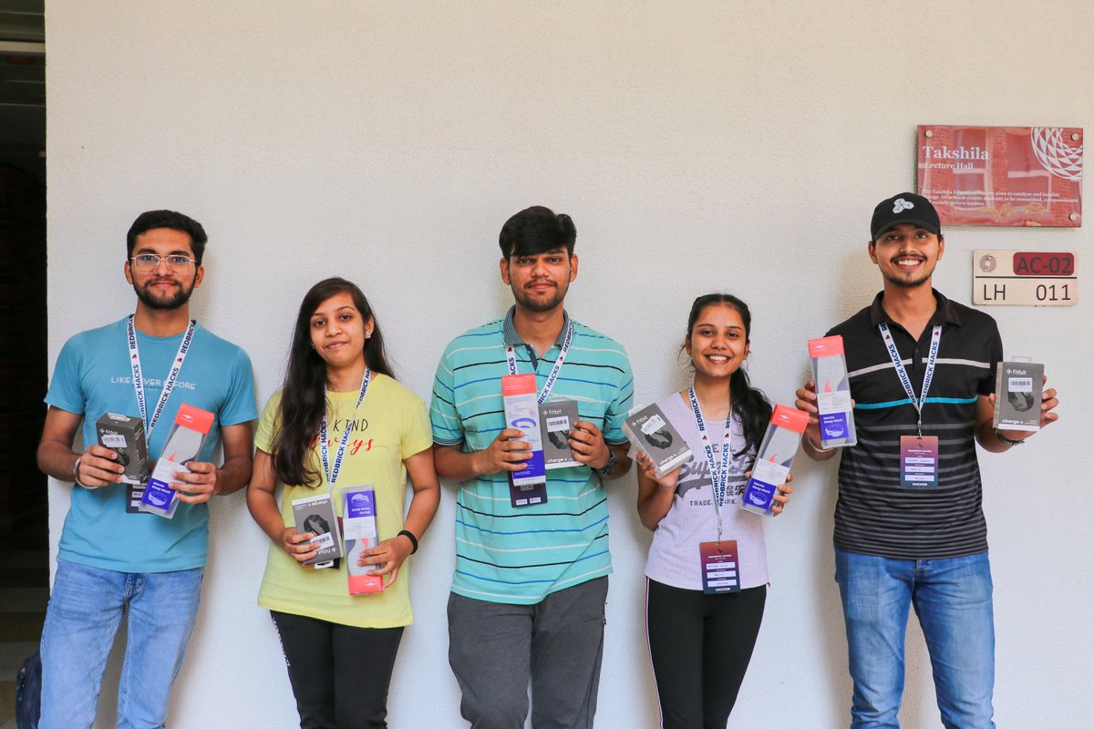 jai_solania_29's tweet photo. ๐๐ ๐๐๐ ๐๐๐ ๐๐๐๐๐๐๐๐๐ ๐
Winner of the @RedBrickHacks (Health and Wellness Track) hackathon organized by @AshokaUniv
Won Gift prizes worth ๐๐๐ 1.2 ๐๐๐ค๐ก ๐ต
Hard work paid off โค๏ธ
#RedBrickHacks #ashokauniversity #hackathon #team https://t.co/Fn0F1ECyNv